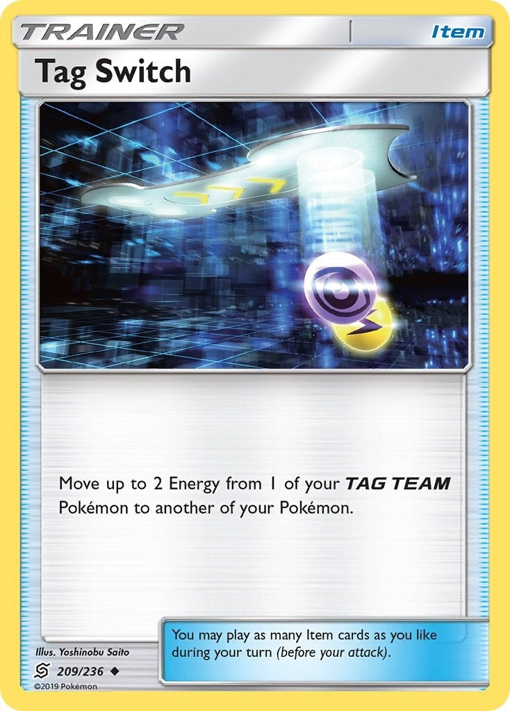 Image for Tag Switch (209/236) (SM - Unified Minds) (SM11) - Pokemon