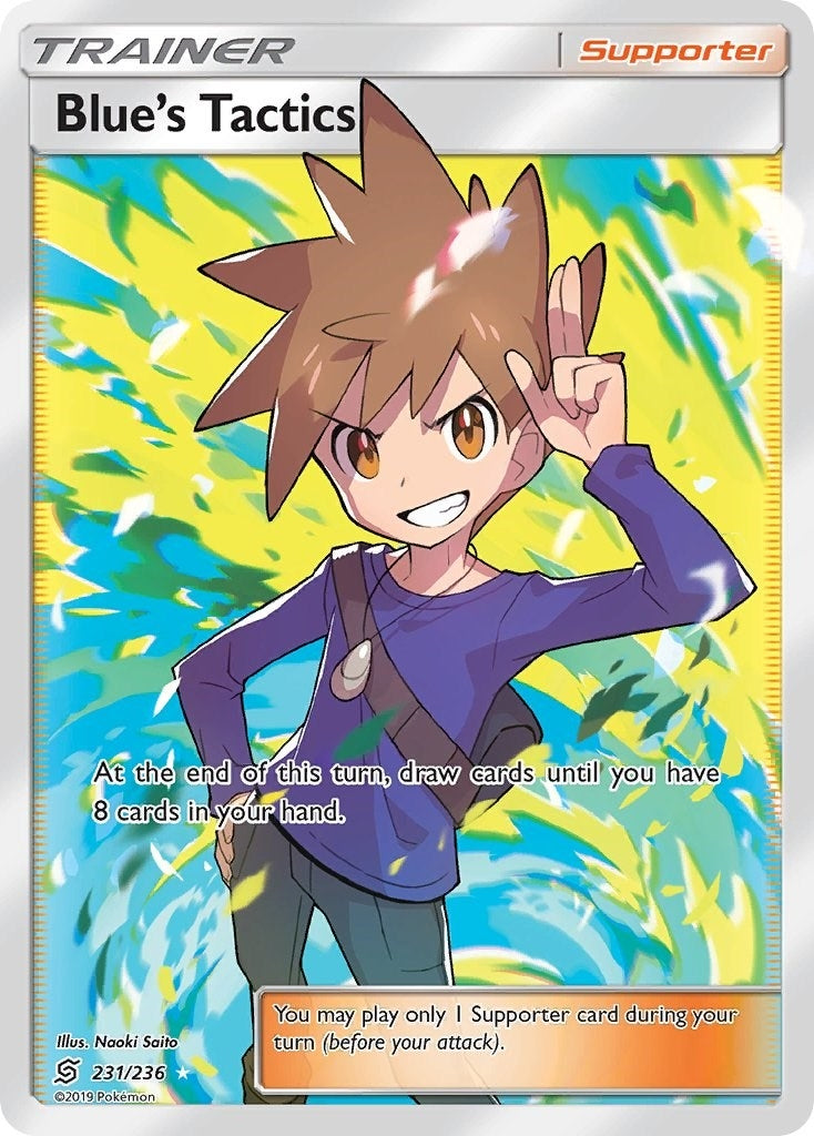 Image for Blue's Tactics (Full Art) (231/236) (SM - Unified Minds) (SM11) - Pokemon