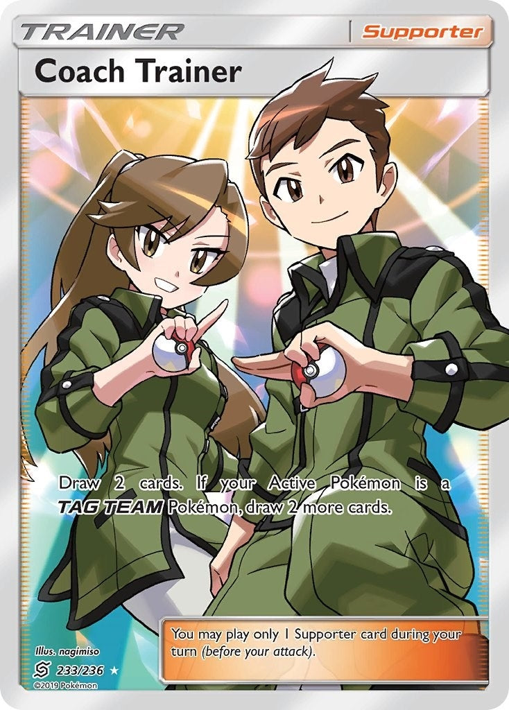 Image for Coach Trainer (Full Art) (233/236) (SM - Unified Minds) (SM11) - Pokemon