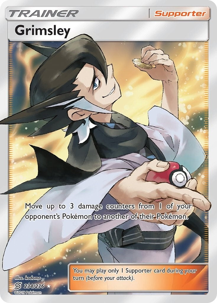 Image for Grimsley (Full Art) (234/236) (SM - Unified Minds) (SM11) - Pokemon