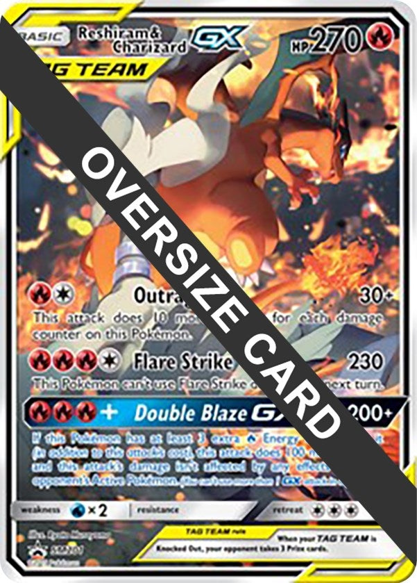 Image for Reshiram & Charizard GX - SM201 (SM201) (Jumbo Cards) (PR) - Pokemon