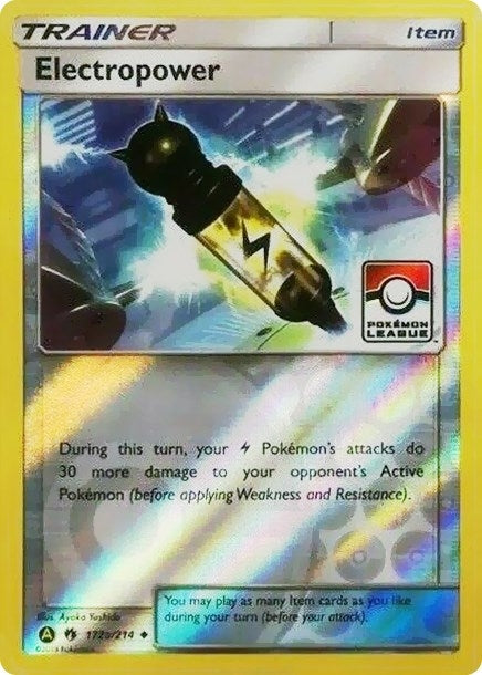 Image for Electropower - 172a/214 (Pokemon League) (172a/214) (League & Championship Cards) (PR) - Pokemon