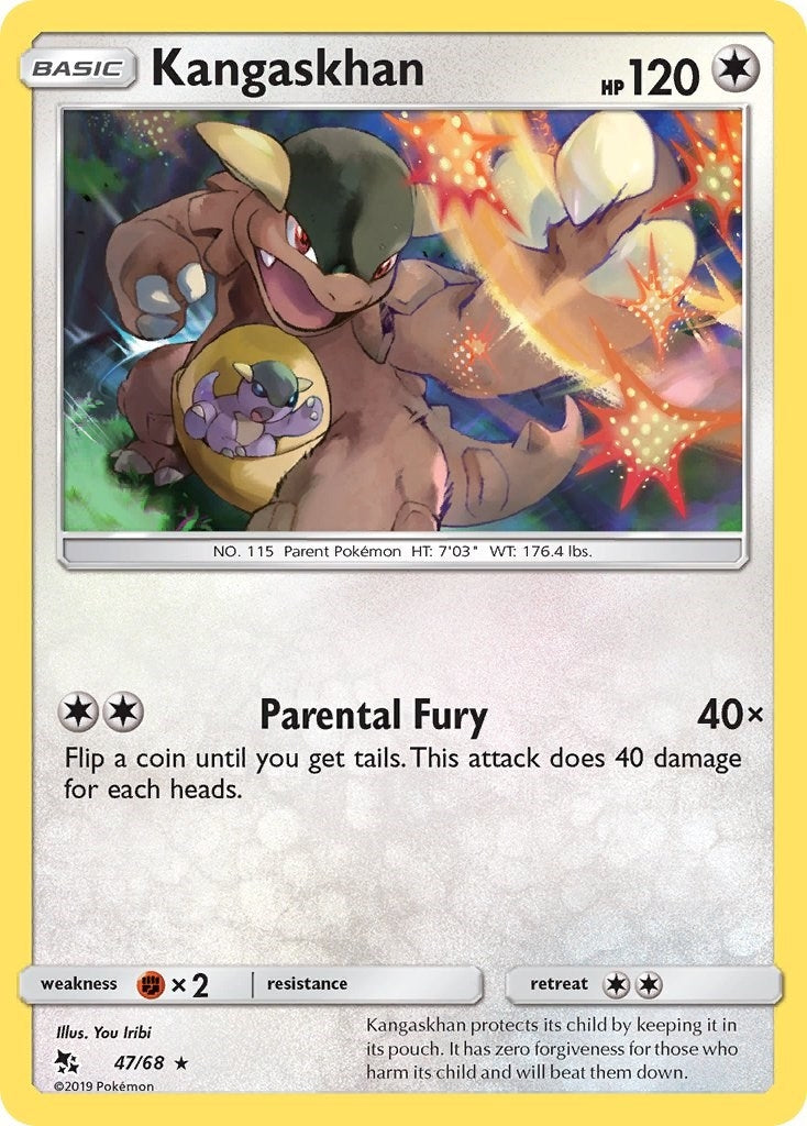 Image for Kangaskhan (47/68) (Hidden Fates) - Pokemon