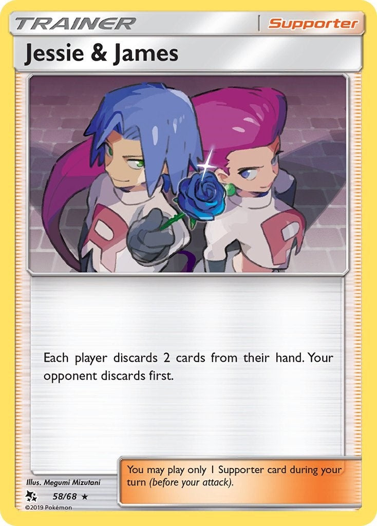 Image for Jessie & James (58/68) (Hidden Fates) - Pokemon