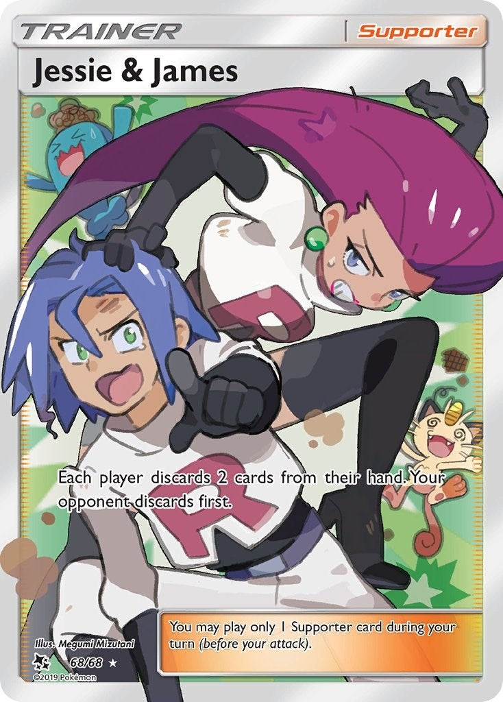 Image for Jessie & James (Full Art) (68/68) (Hidden Fates) - Pokemon