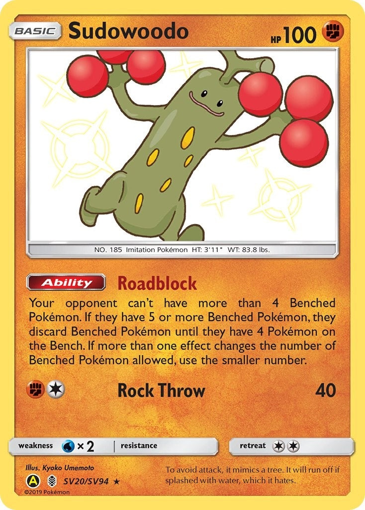 Sudowoodo (SV20/SV94) (Hidden Fates: Shiny Vault) - PokeBox USA