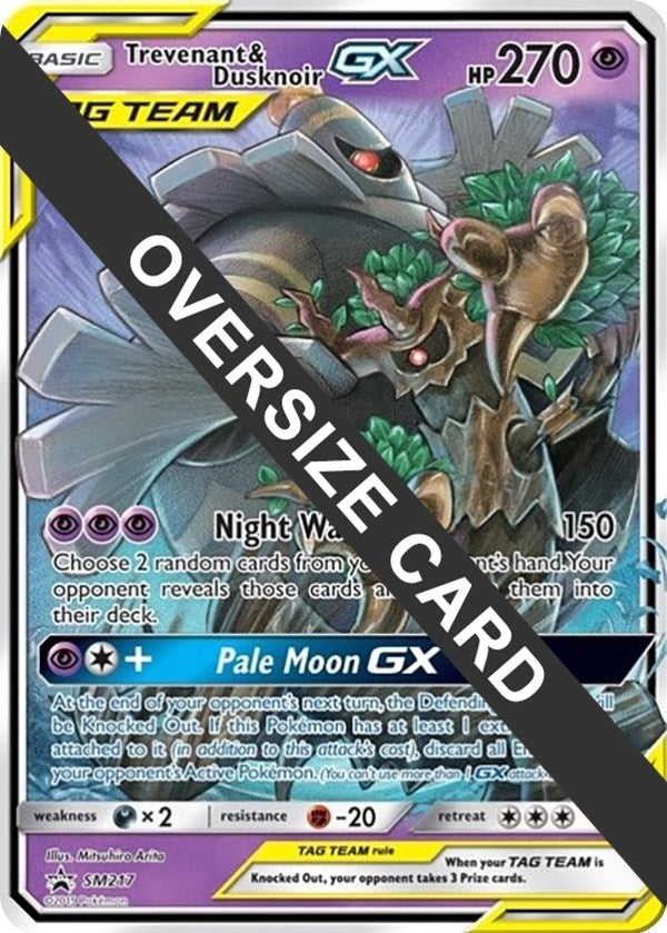 Image for Trevenant & Dusknoir GX - SM217 (SM217) (Jumbo Cards) (PR) - Pokemon