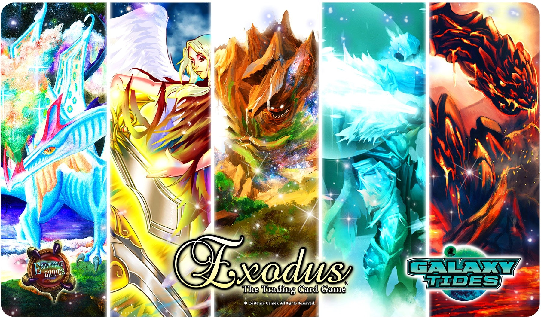 Image for Galaxy Tides Common Playmat for Exodus TCG - Playmats