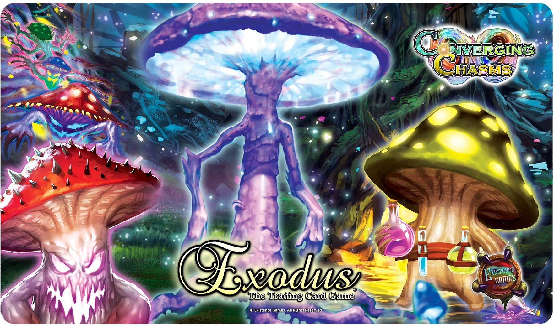 Image for Converging Chasms Mushfolk Playmat for Exodus TCG - Playmats