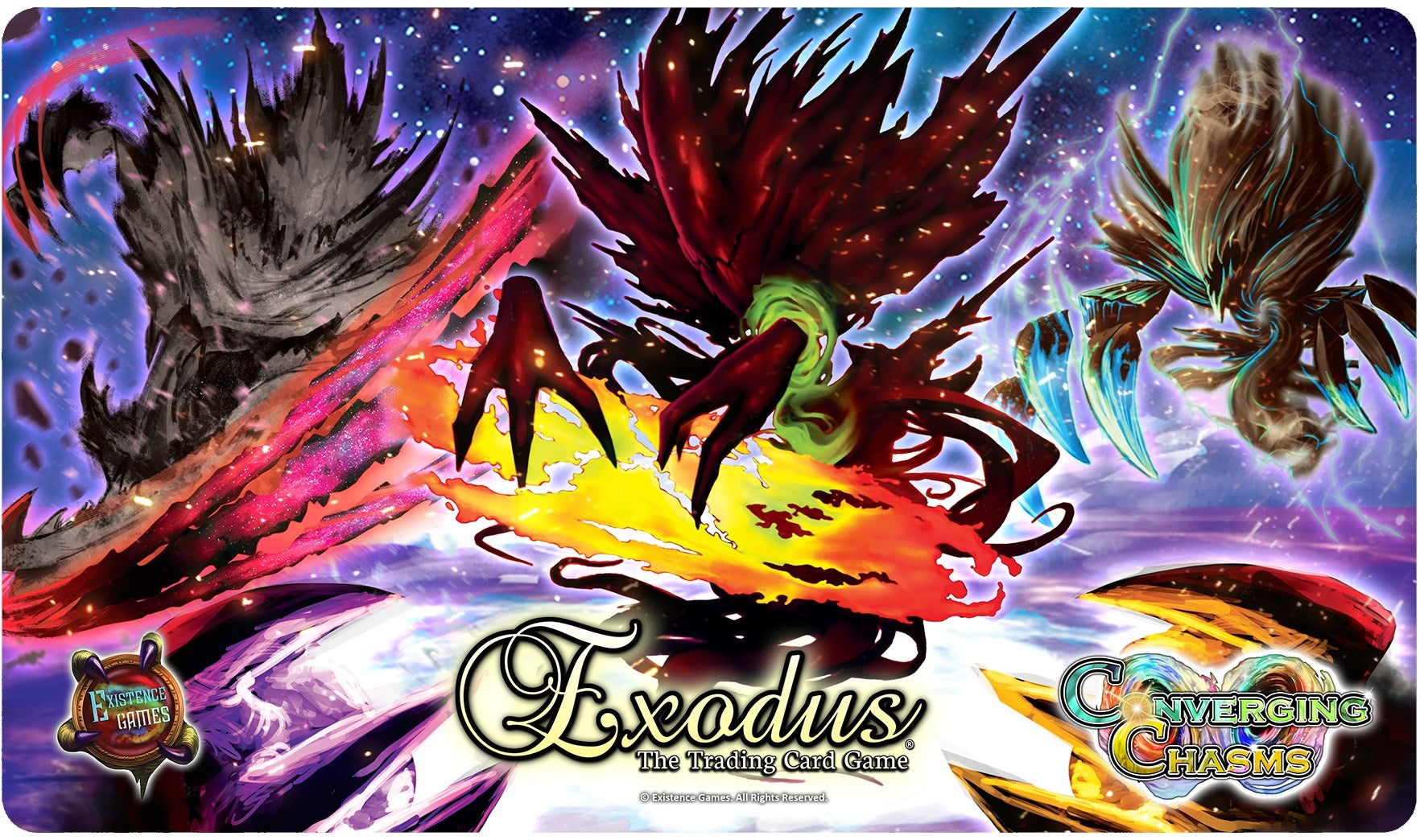 Image for Converging Chasms Chronos Playmat for Exodus TCG - Playmats