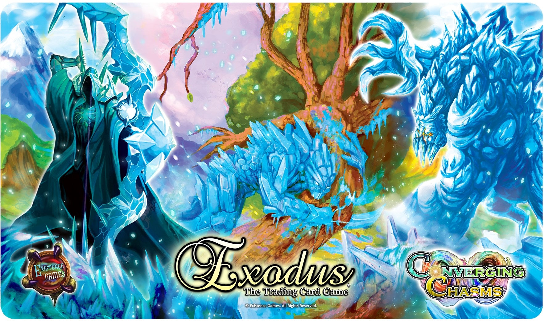 Image for Converging Chasms Shardfolk Playmat for Exodus TCG - Playmats
