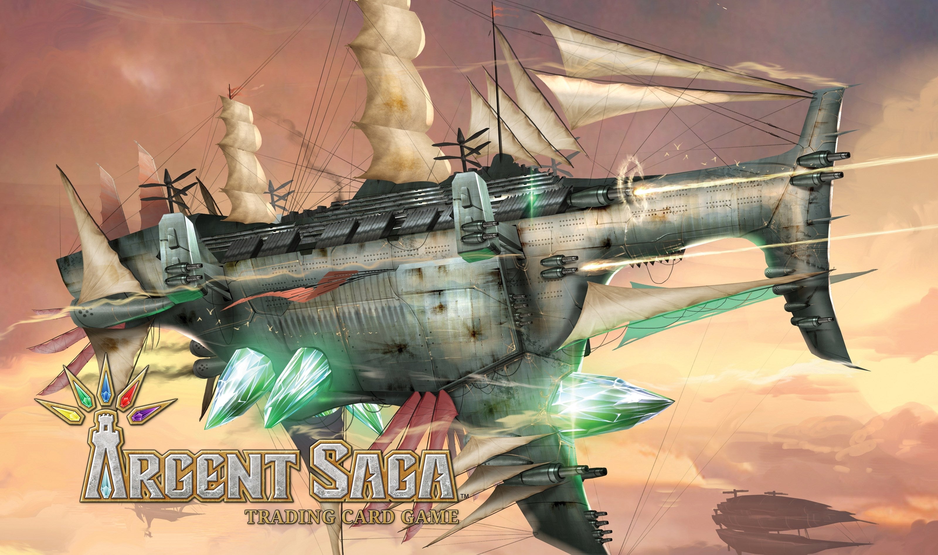 Image for Argent Saga TCG Rubber Playmat - Skytree Battle Cruiser - Playmats