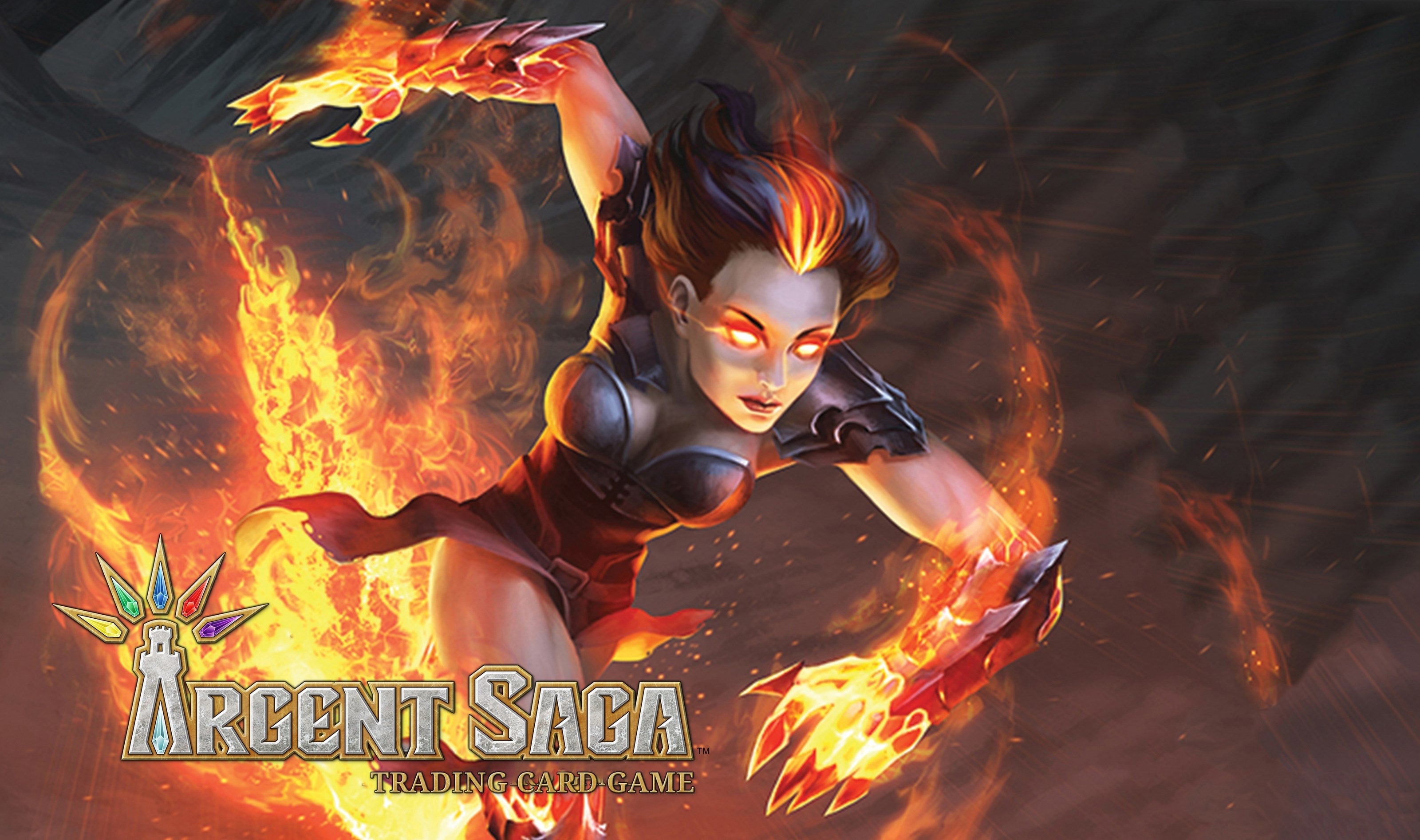 Image for Argent Saga TCG Rubber Playmat - Scarlett - Playmats