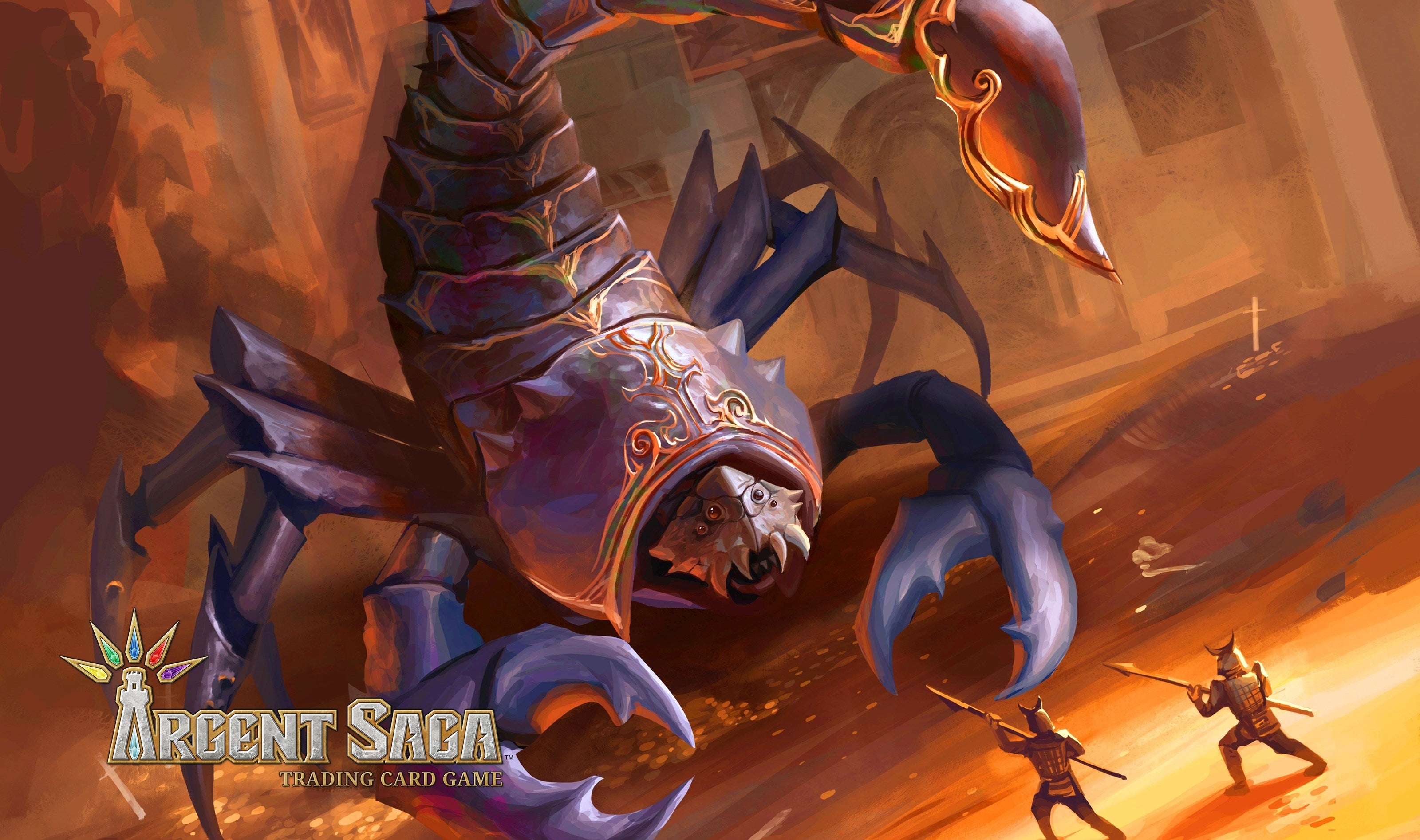 Image for Argent Saga TCG Rubber Playmat - Sandsea Scorpion - Playmats