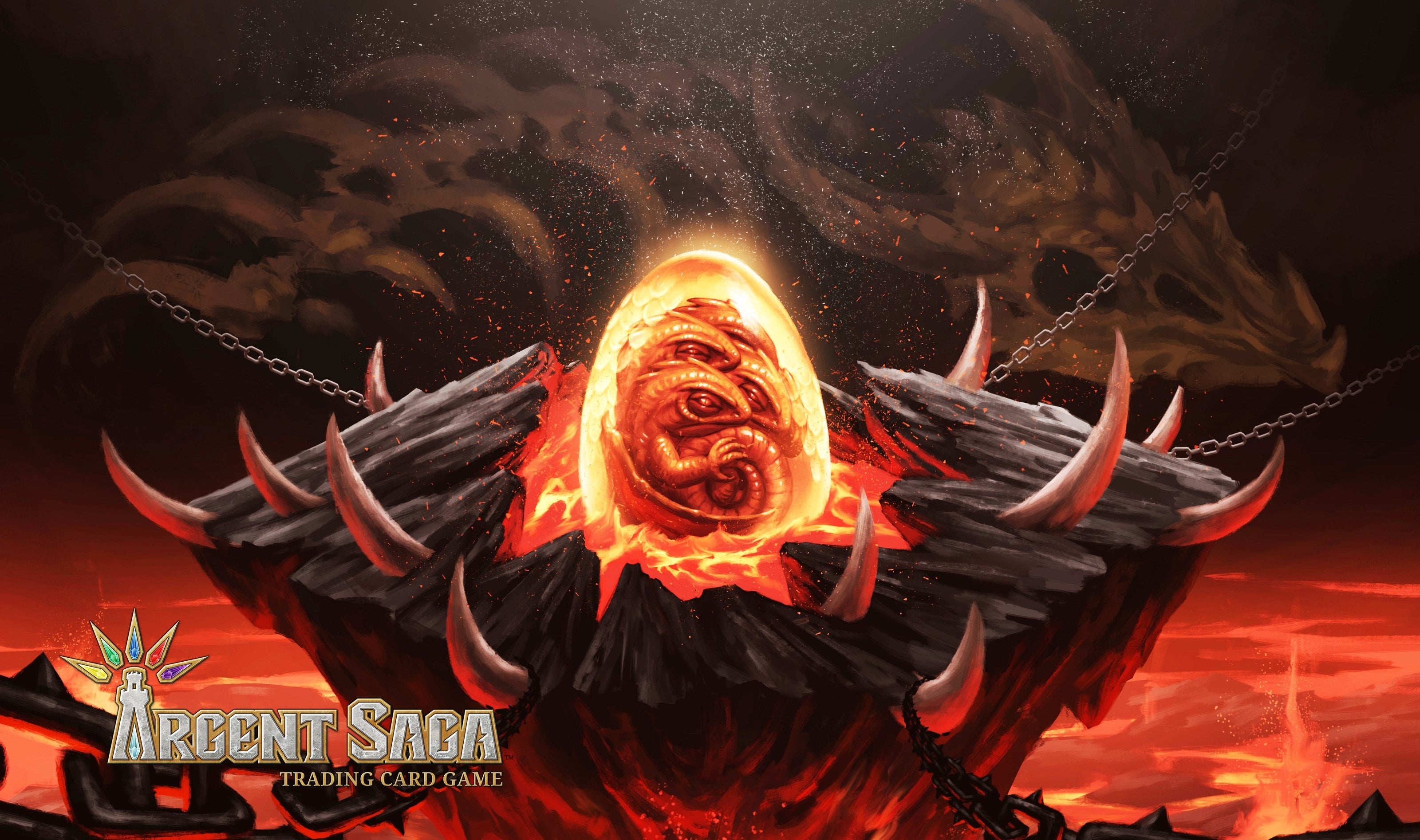 Image for Argent Saga TCG Rubber Playmat - Spawn of Bahamute - Playmats