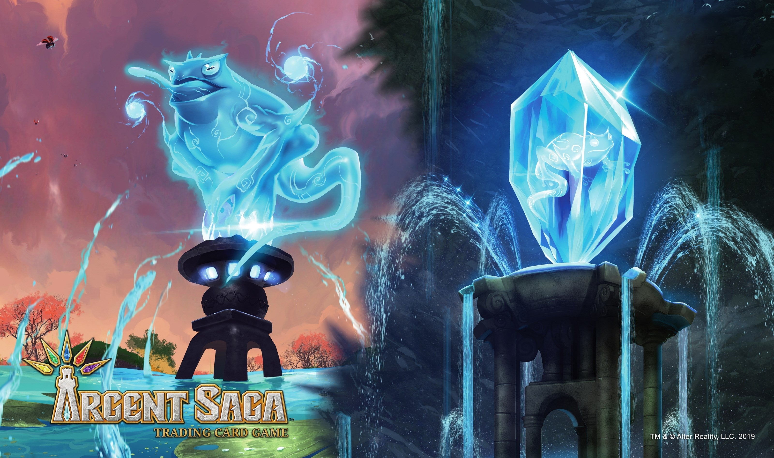 Image for Argent Saga TCG Rubber Event Playmat - Fizzy and Shard (Entry June 2019) - Playmats