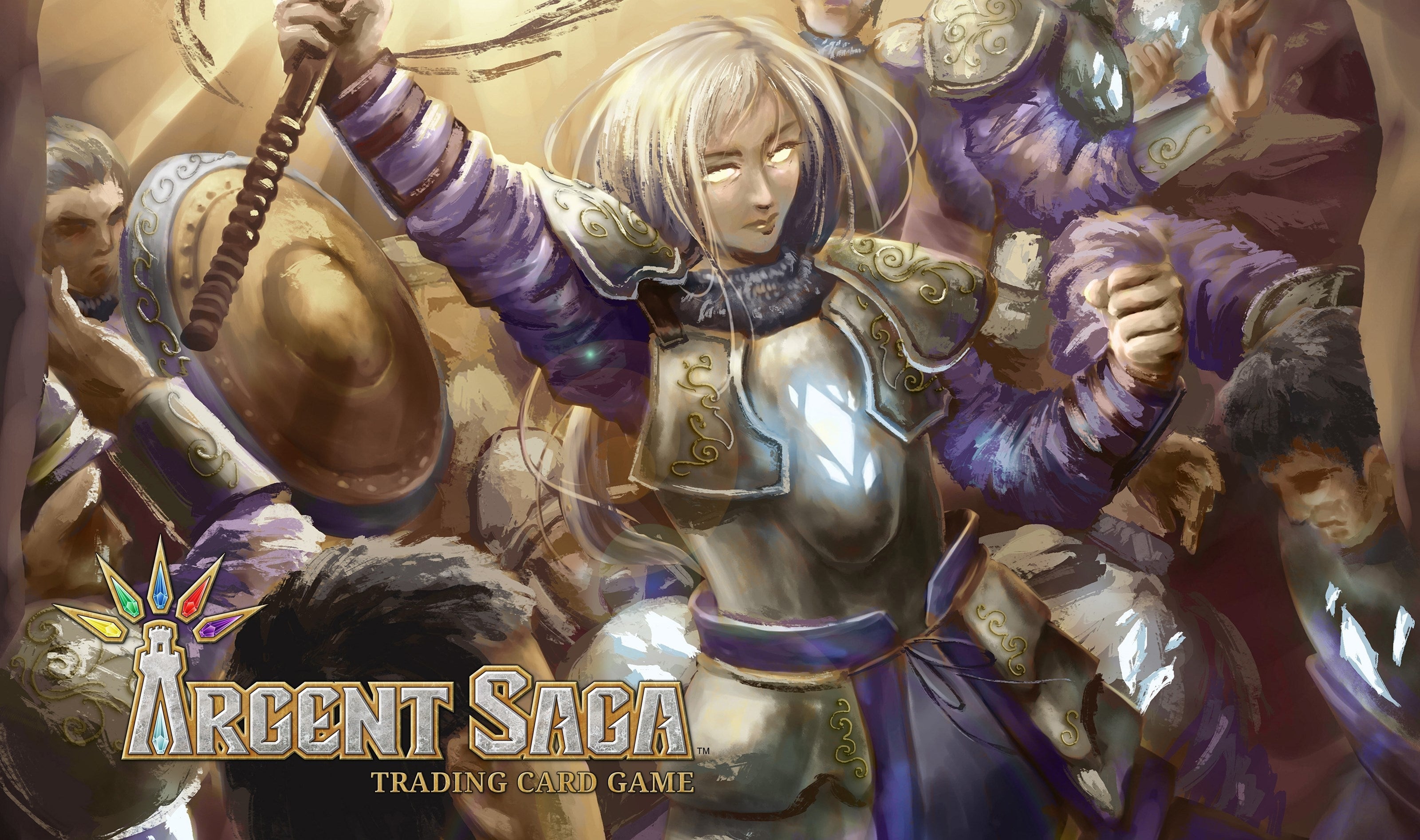 Image for Argent Saga TCG Rubber Event Playmat - Vi, Giver of Light (Daily Exclusive: Gen Con 2019) - Playmats