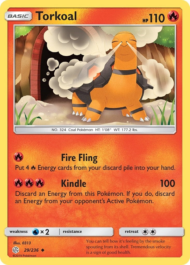 Image for Torkoal (29/236) (SM - Cosmic Eclipse) - Pokemon
