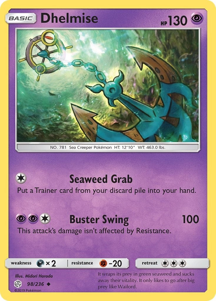 Image for Dhelmise (98/236) (SM - Cosmic Eclipse) - Pokemon