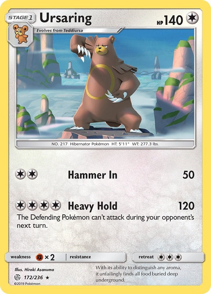 Image for Ursaring (172/236) (SM - Cosmic Eclipse) - Pokemon