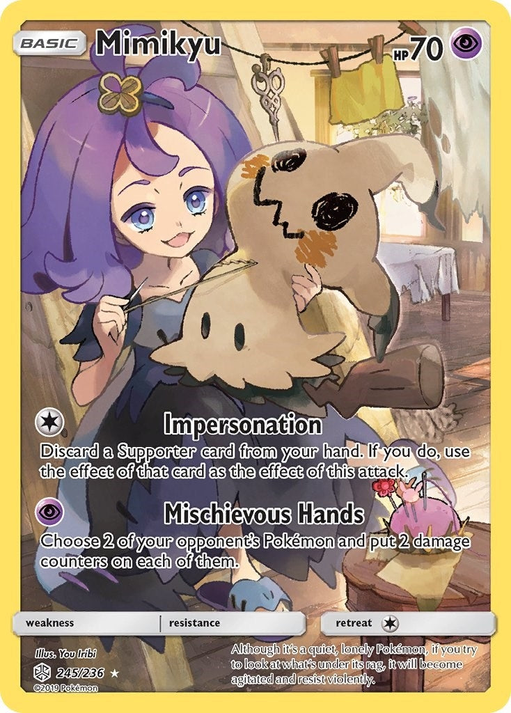 Mimikyu (Secret) (245/236) (SM - Cosmic Eclipse) - PokeBox USA