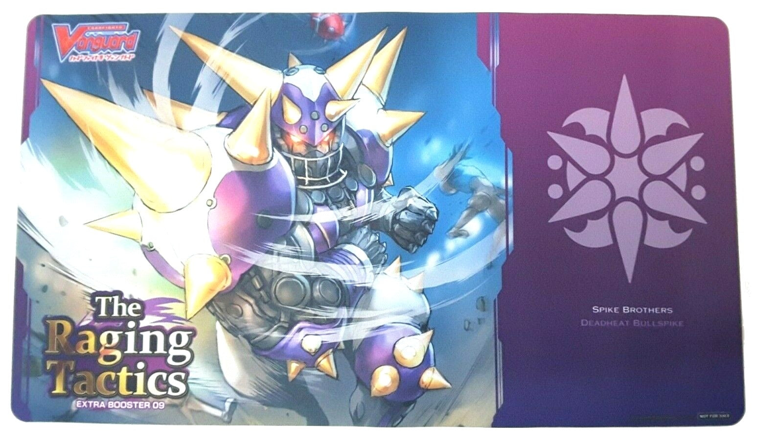 Image for Cardfight!! Vanguard Preorder Playmat: The Raging Tactics - Spike Brothers Deadheat Bullspike - Playmats