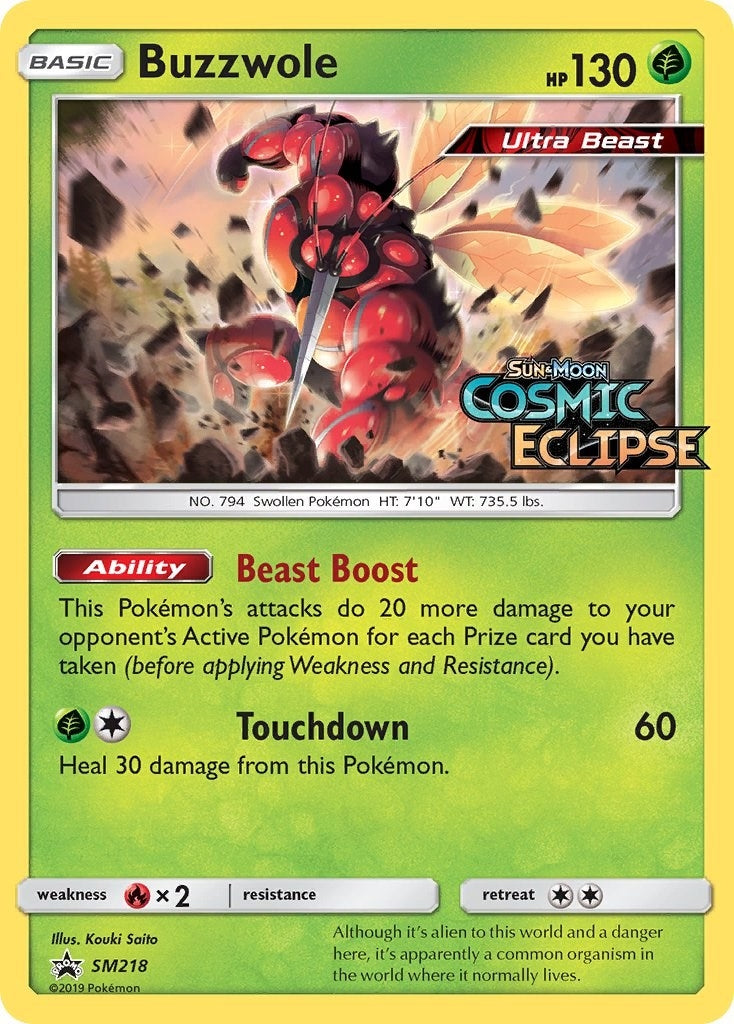 Image for Buzzwole - SM218 (Prerelease) (SM218) (SM Promos) (SMP) - Pokemon