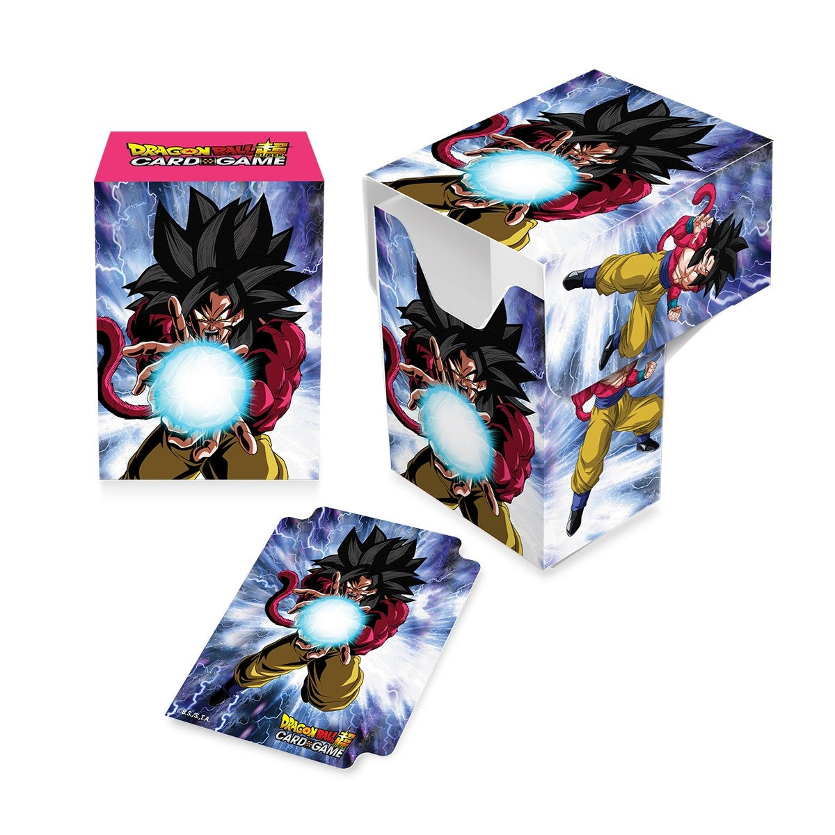 Image for Dragon Ball Super CCG Full-View Deck Box - Super Saiyan 4 Goku - Deck Boxes