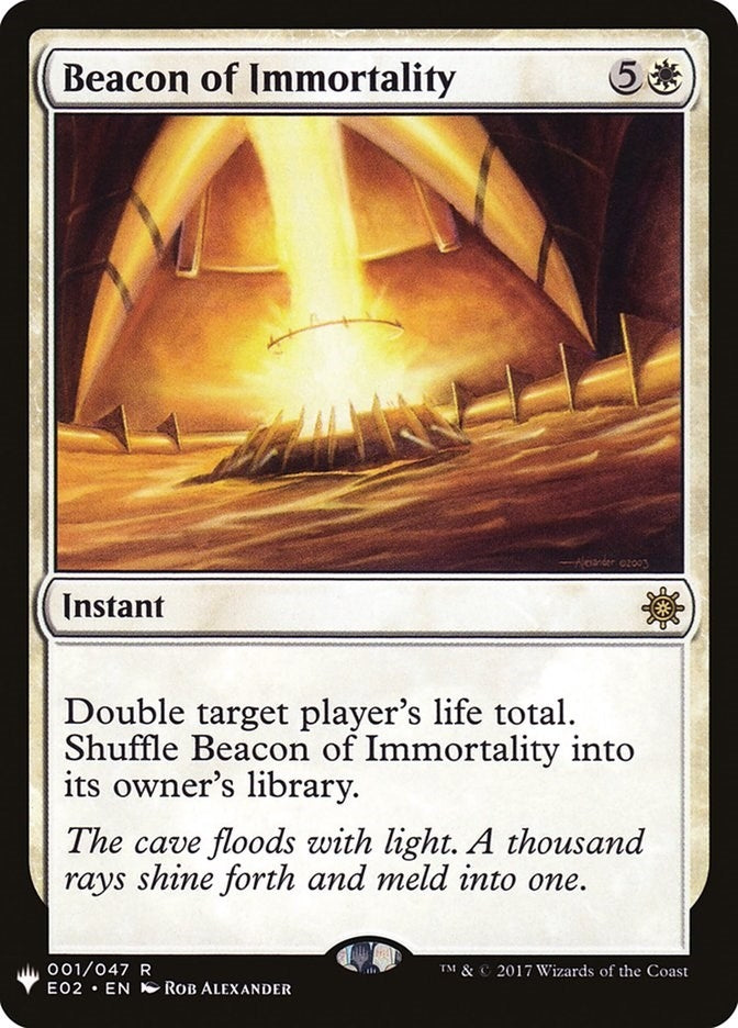 Beacon of Immortality (1) (The List Reprints)