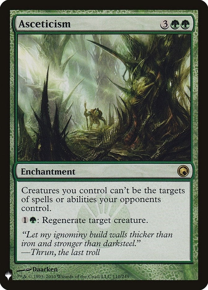 Asceticism (110) (The List Reprints) - PokeBox USA