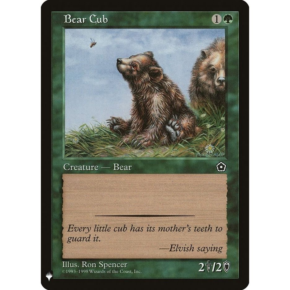 Bear Cub (The List Reprints) - PokeBox USA