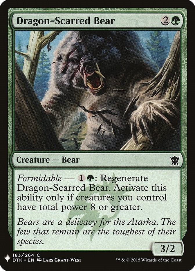 Dragon-Scarred Bear (183) (The List Reprints)