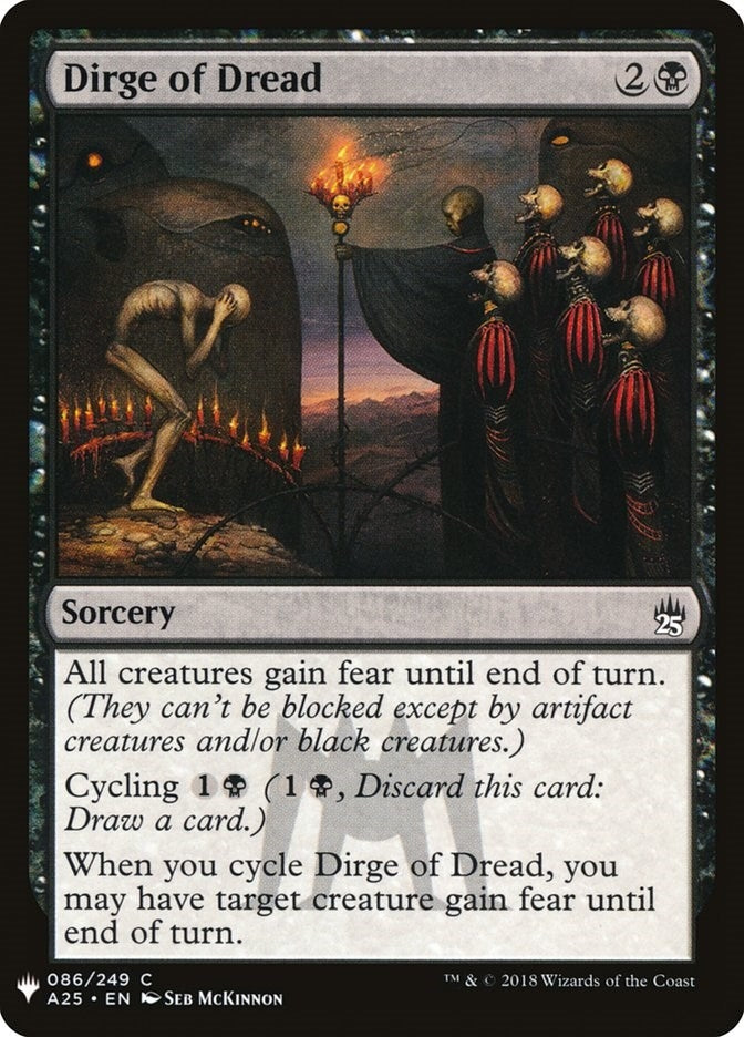 Dirge of Dread (86) (The List Reprints)