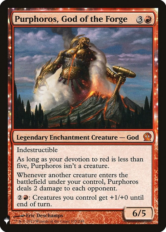 Purphoros, God of the Forge (135) (The List Reprints)