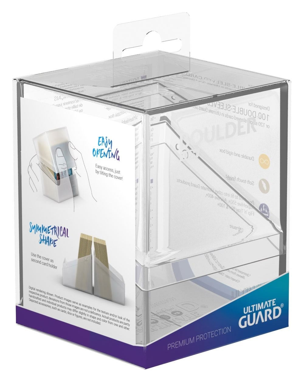 Image for Boulder Deck Case - Clear (Holds 100+) - Deck Boxes