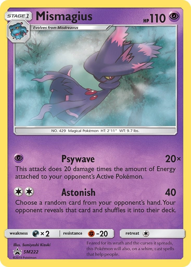 Image for Mismagius - SM222 (SM222) (SM Promos) (SMP) - Pokemon