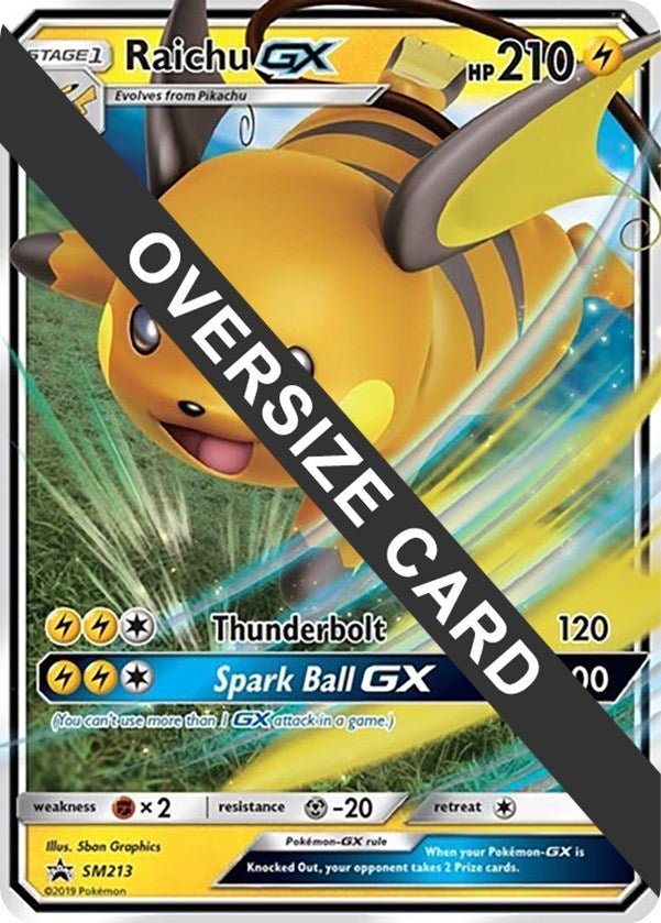 Image for Raichu GX - SM213 (SM213) (Jumbo Cards) (PR) - Pokemon