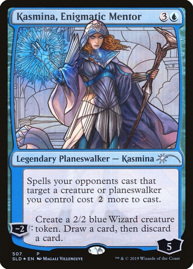 Kasmina, Enigmatic Mentor (Stained Glass) (507) (Secret Lair Drop Series)