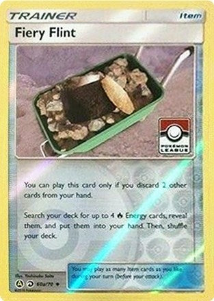 Image for Fiery Flint - 60a/70 (Pokemon League) (060a/070) (League & Championship Cards) (PR) - Pokemon