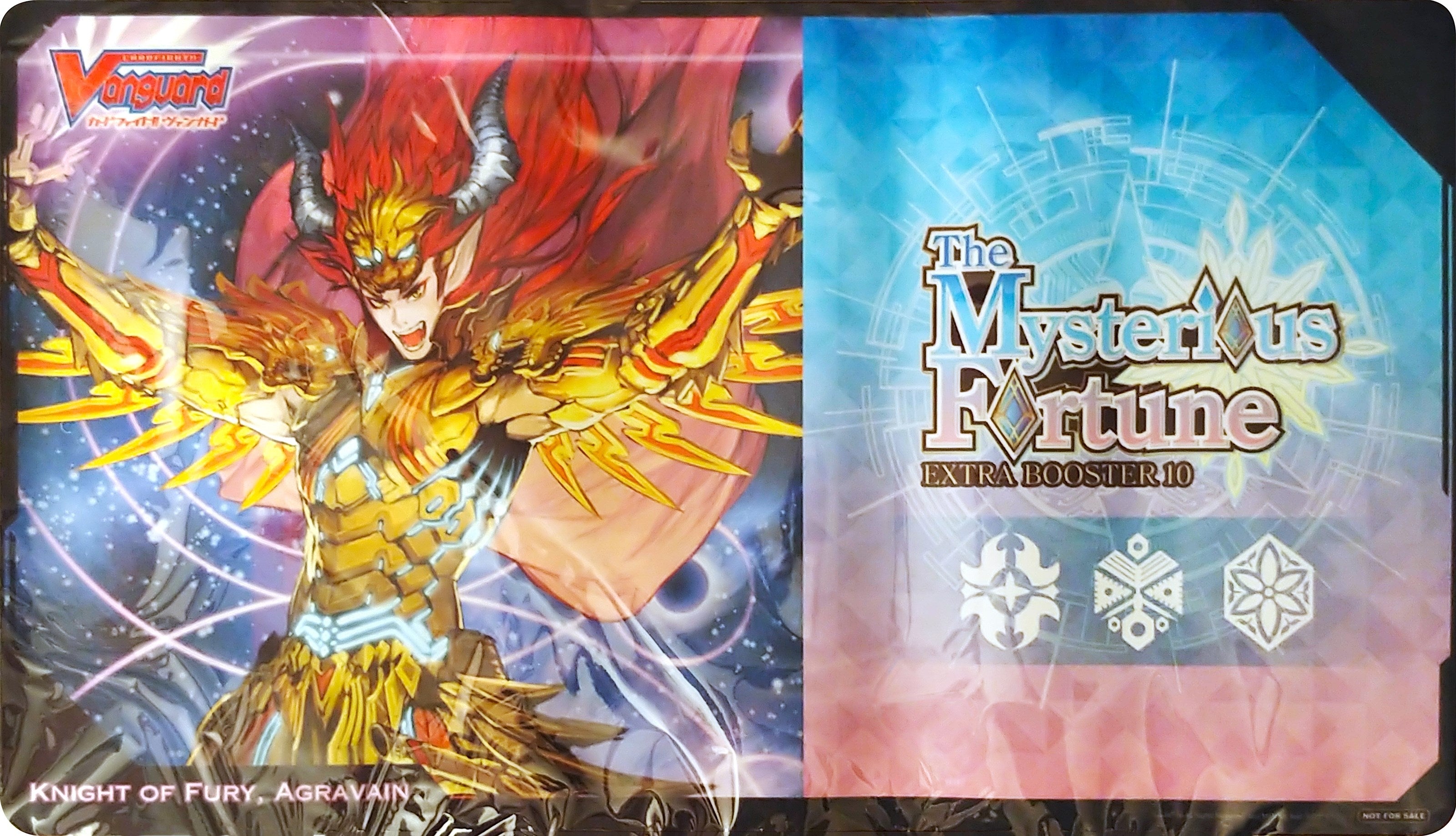 Image for Cardfight!! Vanguard Preorder Playmat: The Mysterious Fortune - Knight of Fury, Agravain - Playmats