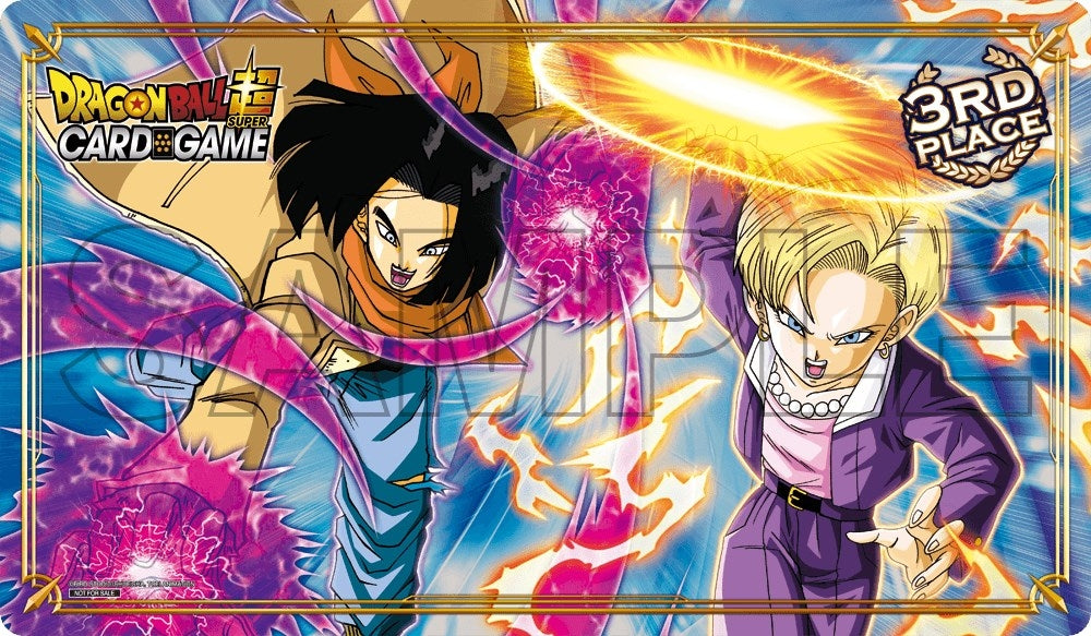 Image for Dragon Ball Super: OTAKON 2019 Team Tournament - 3rd Place Playmat featuring Android 17 & Android 18 - Playmats