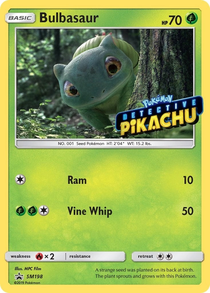 Bulbasaur - SM198 (Detective Pikachu Stamped) (SM198) (SM Promos)