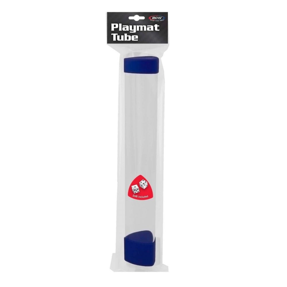 Image for BCW Playmat Tube with Dice Cap - Blue - Playmats