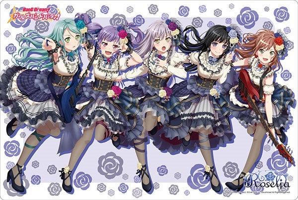 Image for Bushiroad Rubber Mat Collection Vol.480: BanG Dream! Girls Band Party! - Roselia Nobel Rose - Playmats