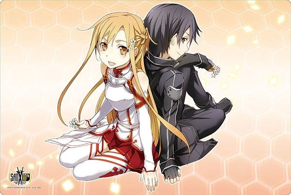Image for Bushiroad Rubber Mat Collection Vol.494: Sword Art Online 10th Anniversary - Kirito & Asuna - Playmats