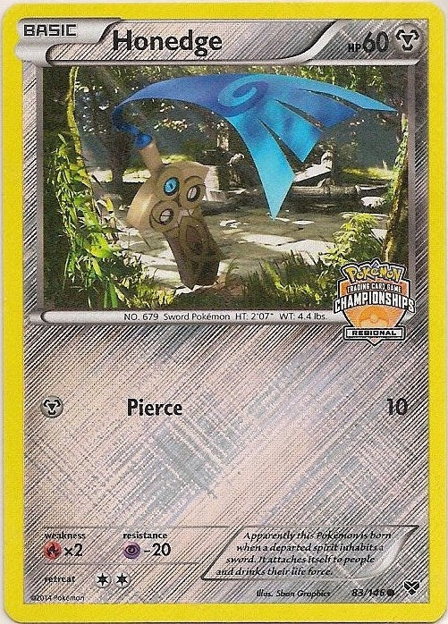 Image for Honedge - 83/146 (Regional Championships) (083/146) (League & Championship Cards) (PR) - Pokemon