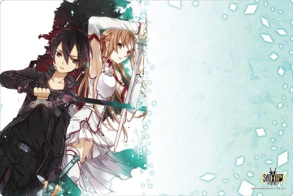 Image for Bushiroad Rubber Mat Collection Vol.521: Sword Art Online 10th Anniversary Aincrad - Kirito & Asuna - Playmats
