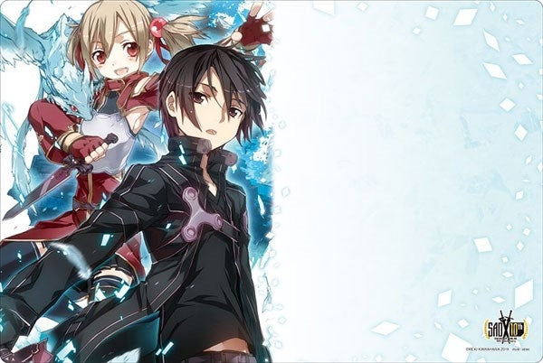 Image for Bushiroad Rubber Mat Collection Vol.522: Sword Art Online 10th Anniversary Aincrad - Silica & Kirito - Playmats