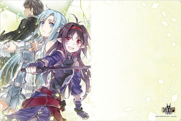 Image for Bushiroad Rubber Mat Collection Vol.530: Sword Art Online 10th Anniversary Mother's Rosario - Kirito, Asuna & Yuuki - Playmats
