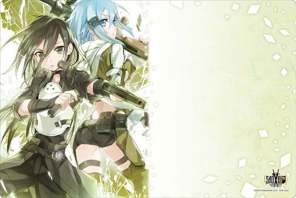 Image for Bushiroad Rubber Mat Collection Vol.529: Sword Art Online 10th Anniversary Phantom Bullet - Kirito & Sinon - Playmats